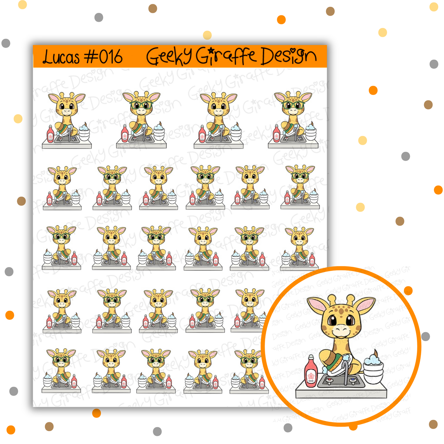 Lucas Bundle B - Geeky Giraffe Design Character *MUST buy character from her shop first!*