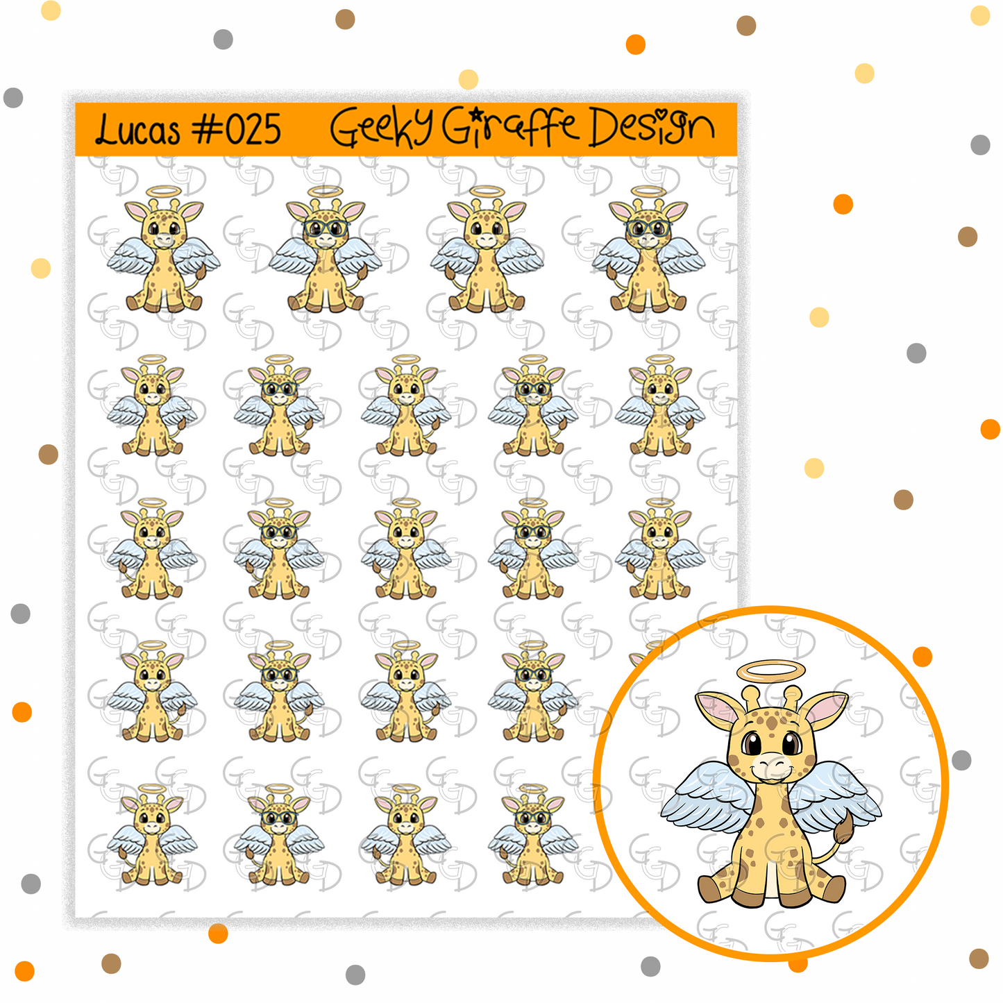 Lucas Bundle C - Geeky Giraffe Design Character *MUST buy character from her shop first!*