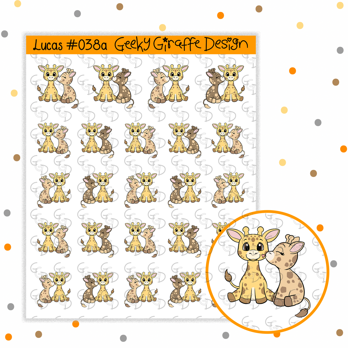 Lucas Bundle D - Geeky Giraffe Design Character *MUST buy character from her shop first!*