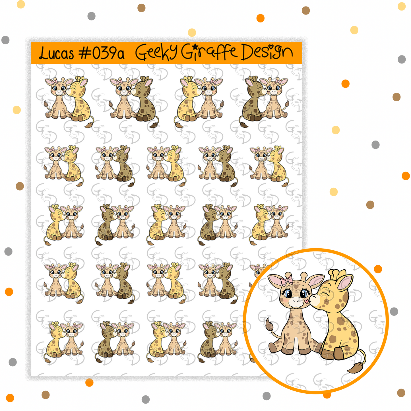 Lucas Bundle D - Geeky Giraffe Design Character *MUST buy character from her shop first!*