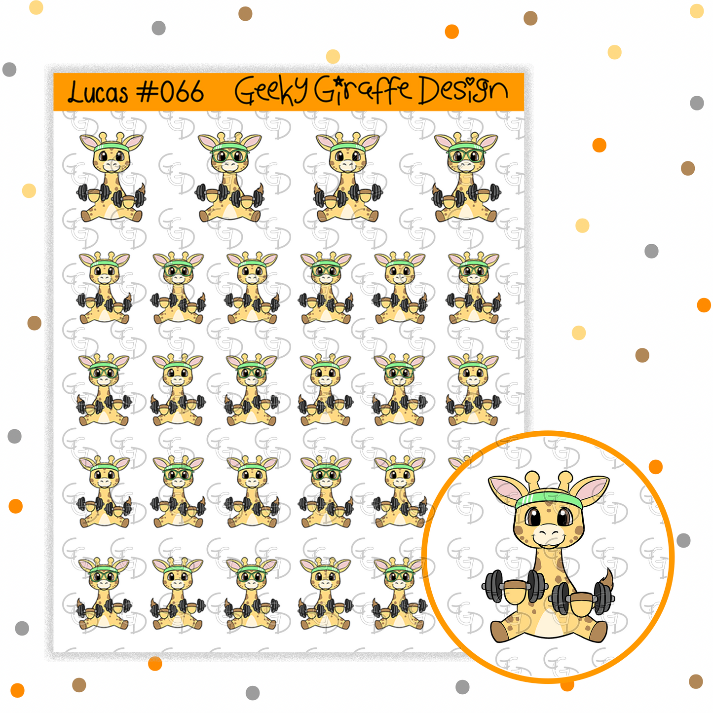 Lucas Bundle G - Geeky Giraffe Design Character *MUST buy character from her shop first!*