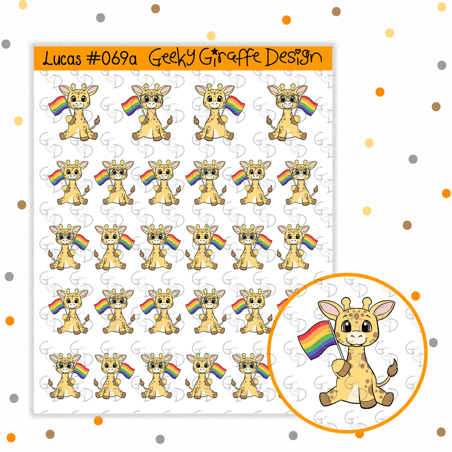 Lucas Bundle G - Geeky Giraffe Design Character *MUST buy character from her shop first!*