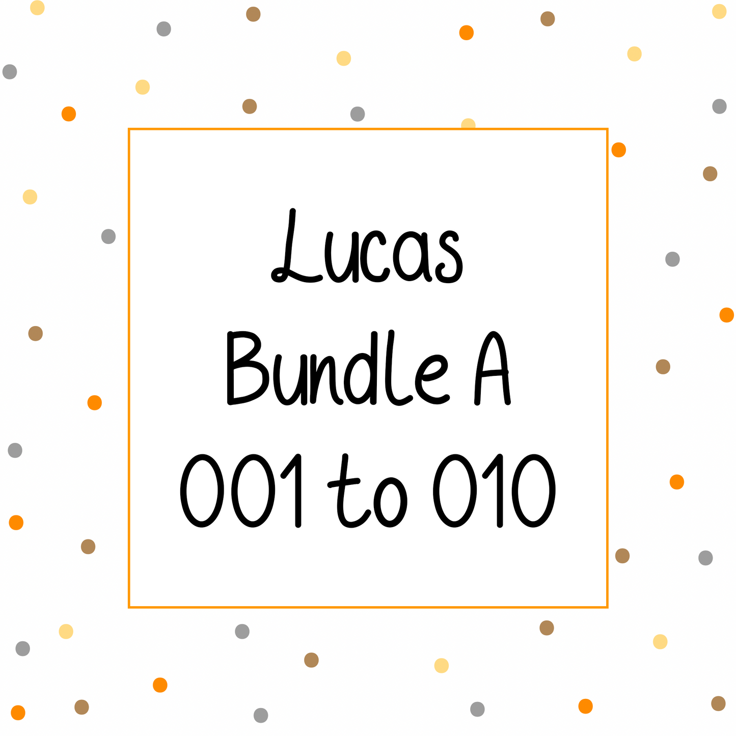 Lucas Bundle A - Geeky Giraffe Design Character *MUST buy character from her shop first!*
