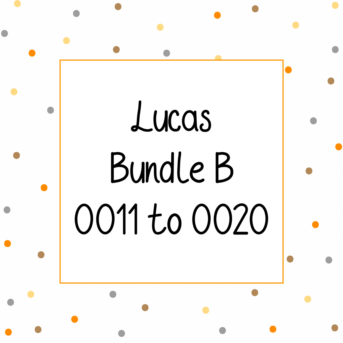 Lucas Bundle B - Geeky Giraffe Design Character *MUST buy character from her shop first!*