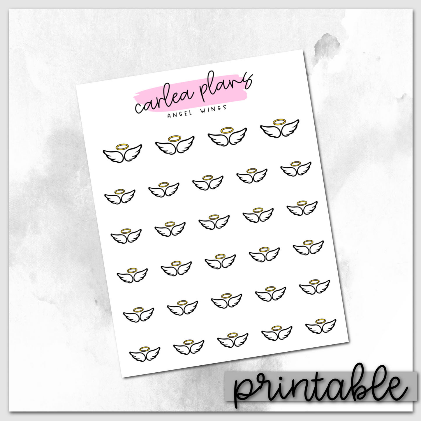 Angel Wing Icons | Printable Icons