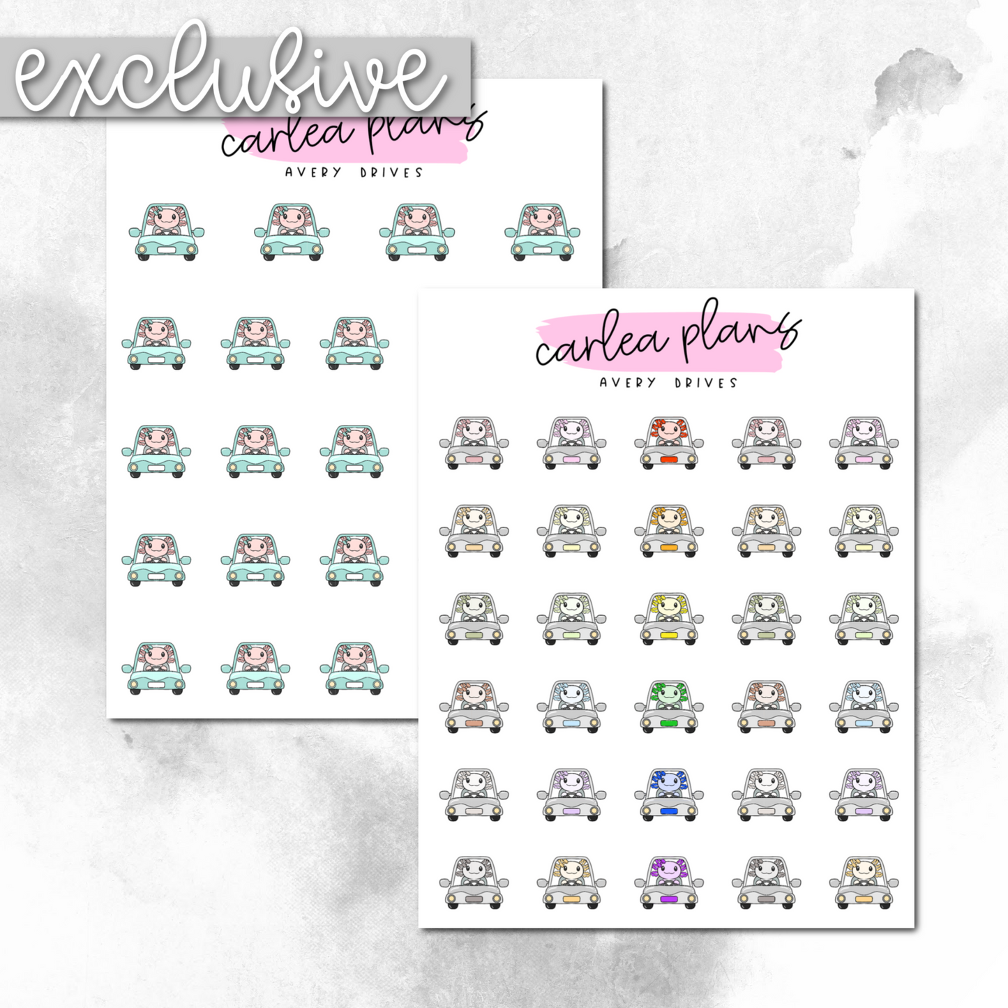 Avery Drives | Character Stickers