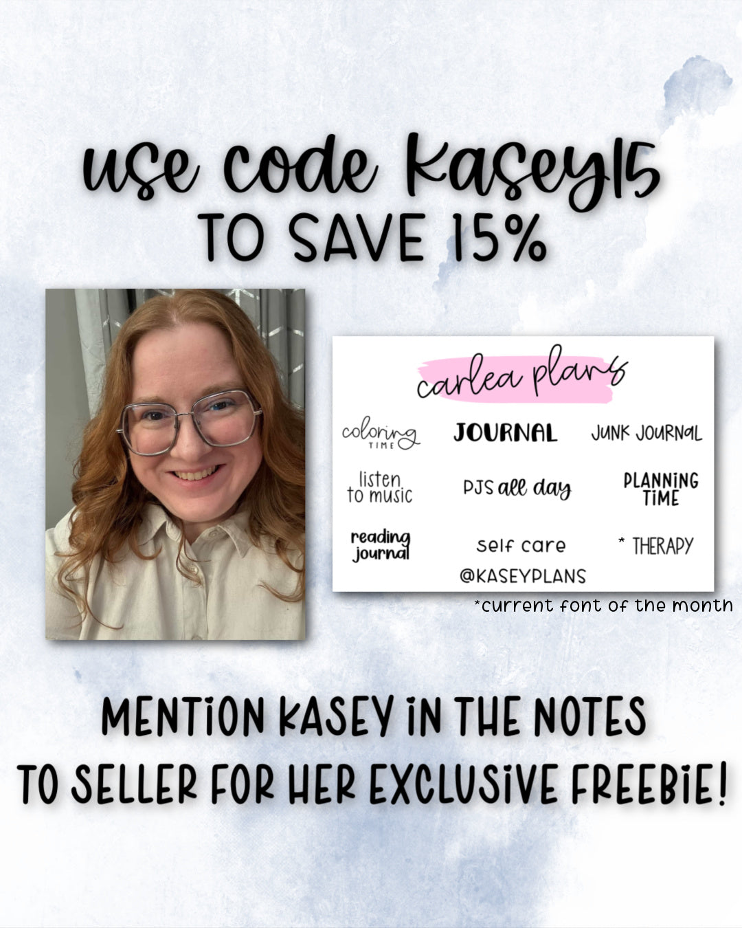 KaseyPlans Freebie