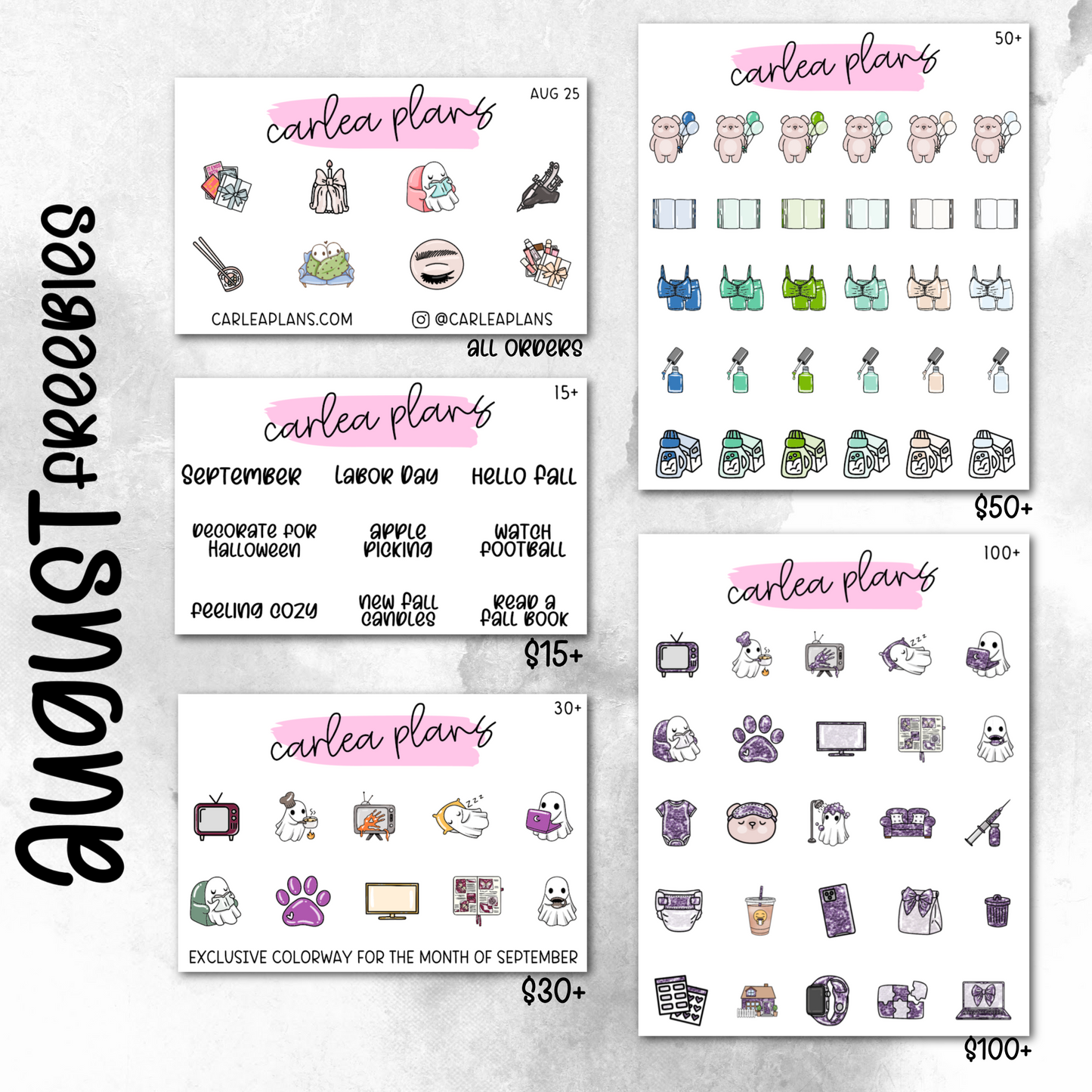 August Freebies