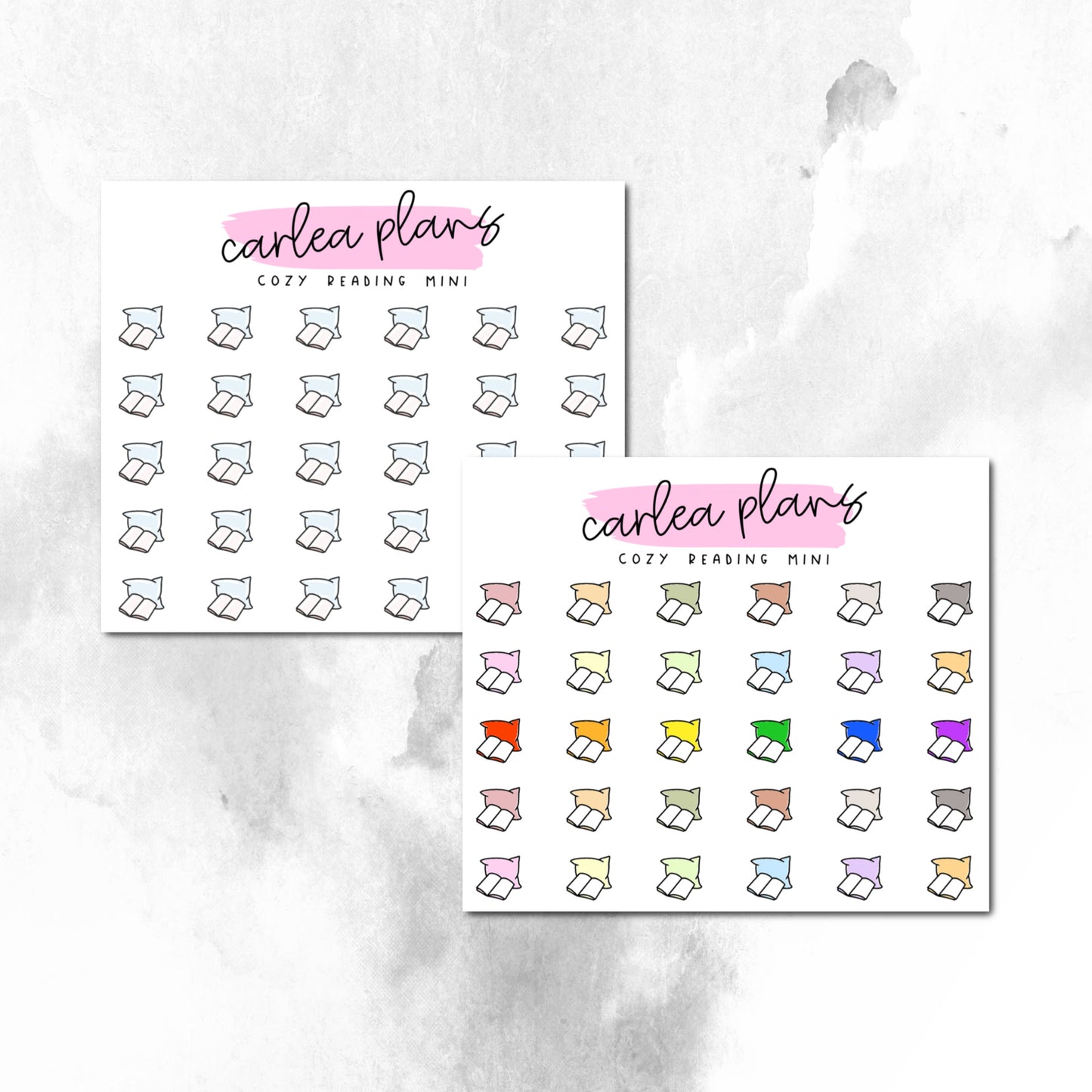 Cozy Reading Mini Icons