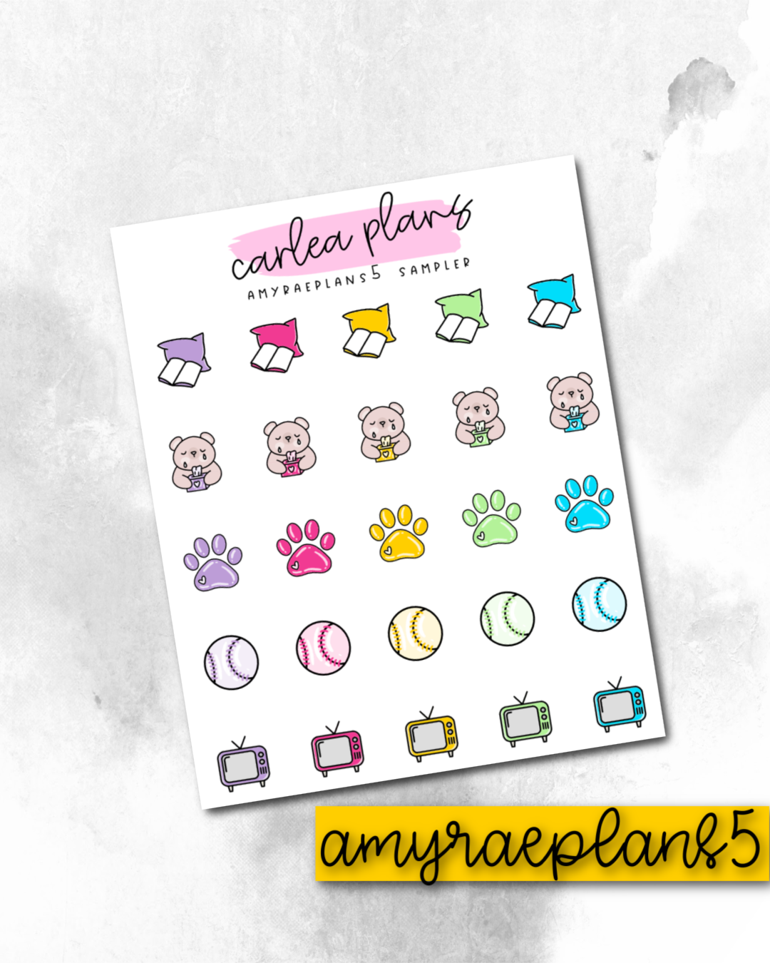 AmyRaePlans5 Sampler