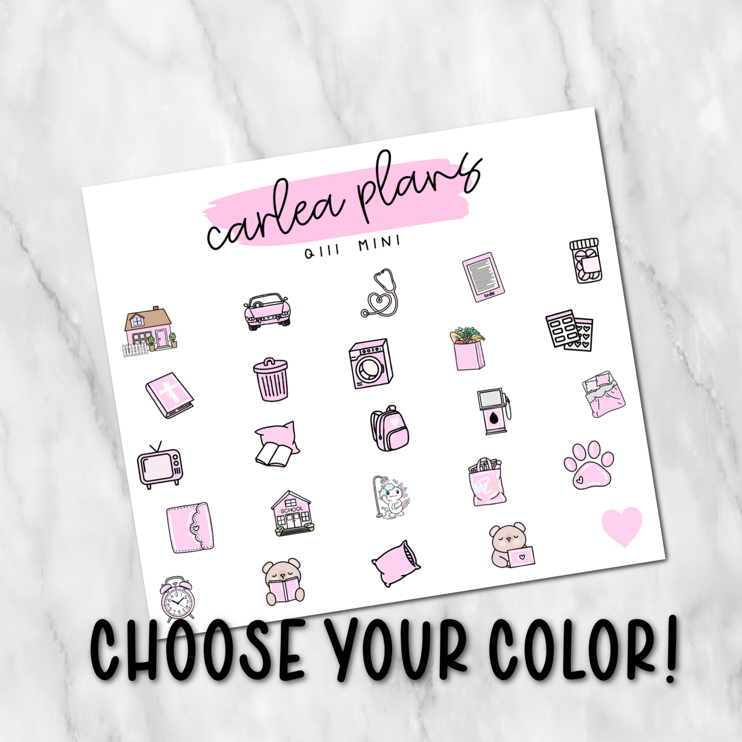 Solid Color Mini Best Seller Icons | 2025 | Quarter 3