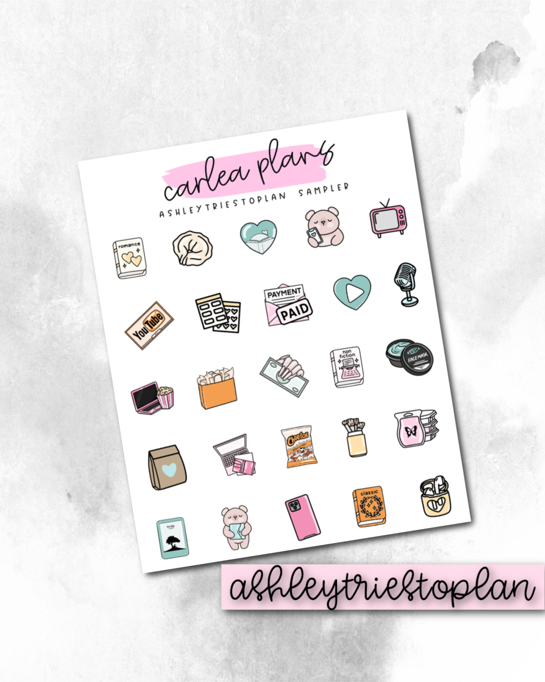 AshelyTriesToPlan Sampler