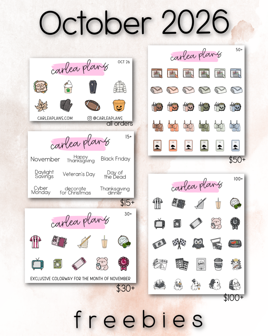 October 2026 Freebies