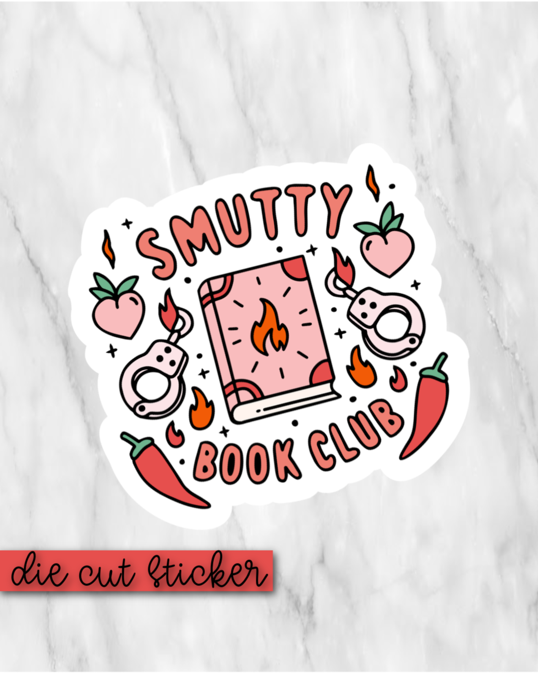 Smutty Die Cut Sticker