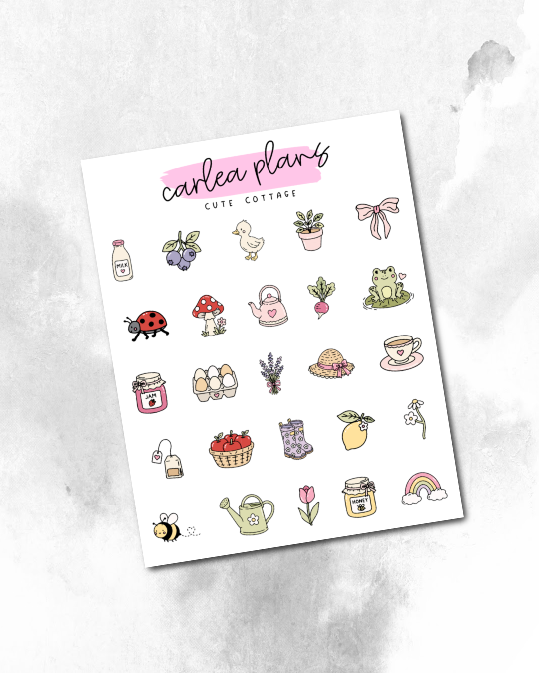 Cute Cottage Deco Icons