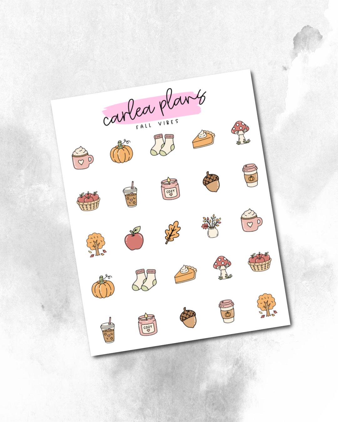 Fall Vibes Deco Icons