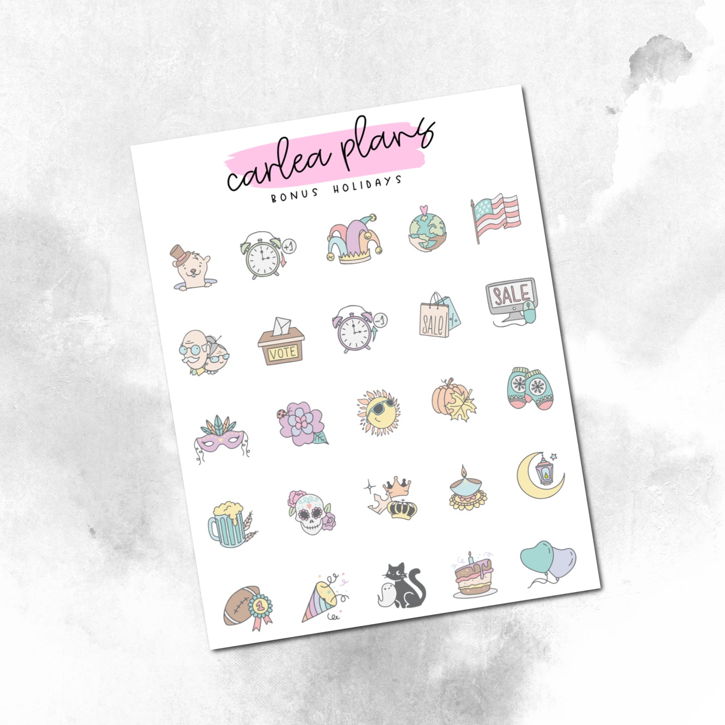 Bonus Holiday Icons