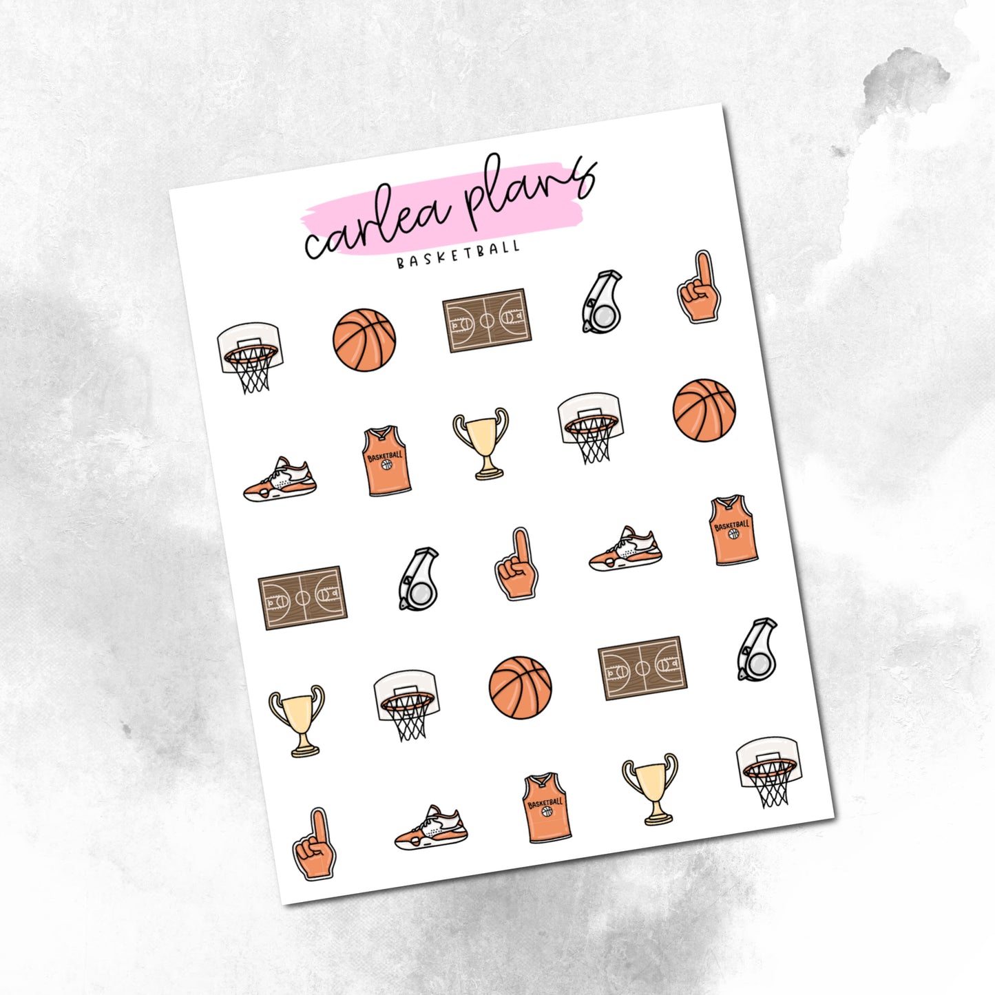 Basketball Sampler Icons