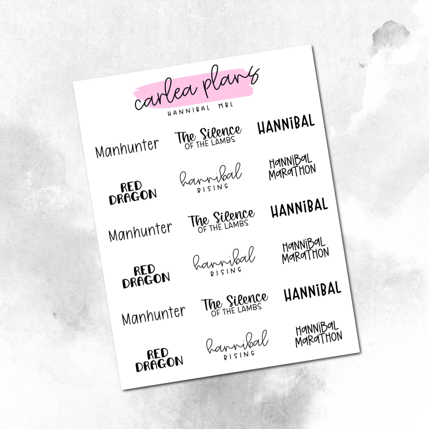 Movie Bucket Lists
