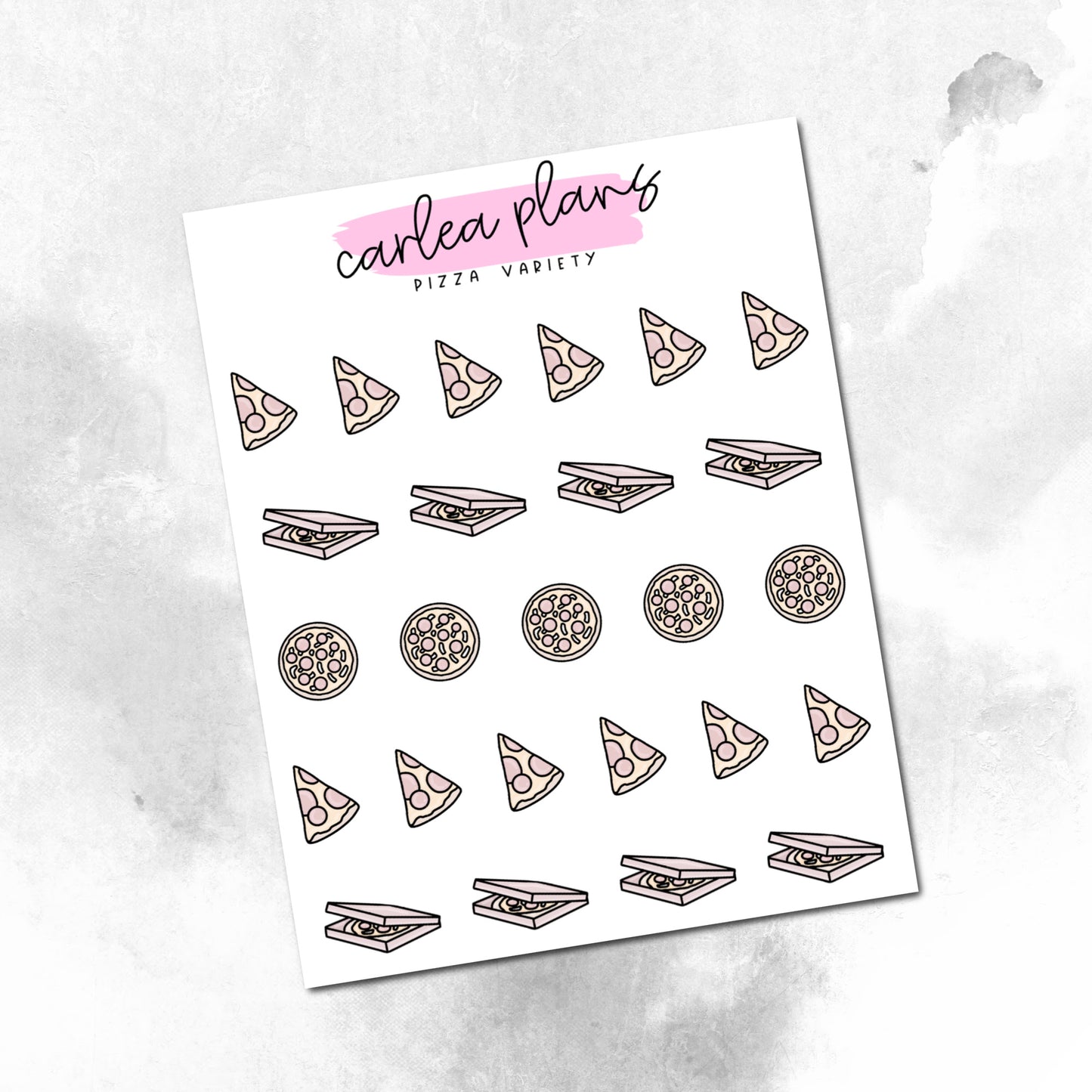 Pizza Variety Icons