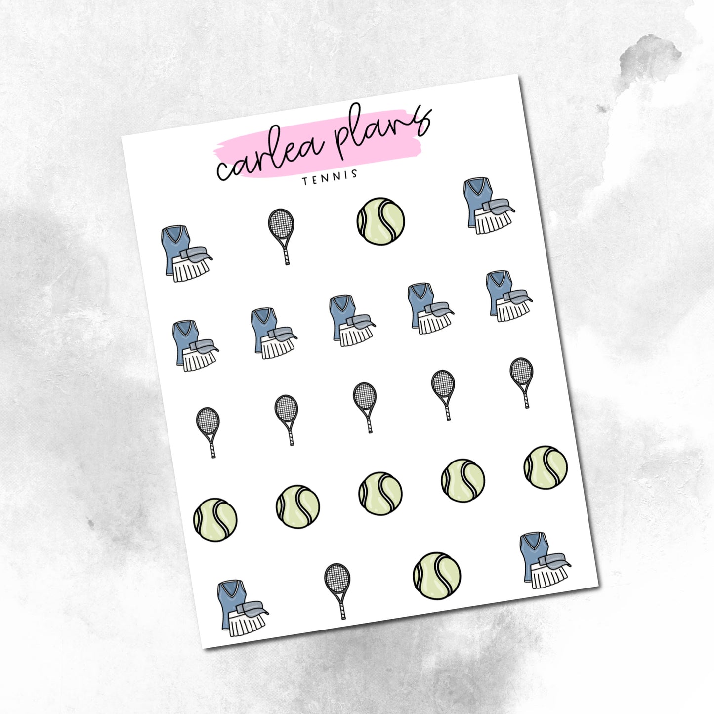 Tennis Sampler Icons