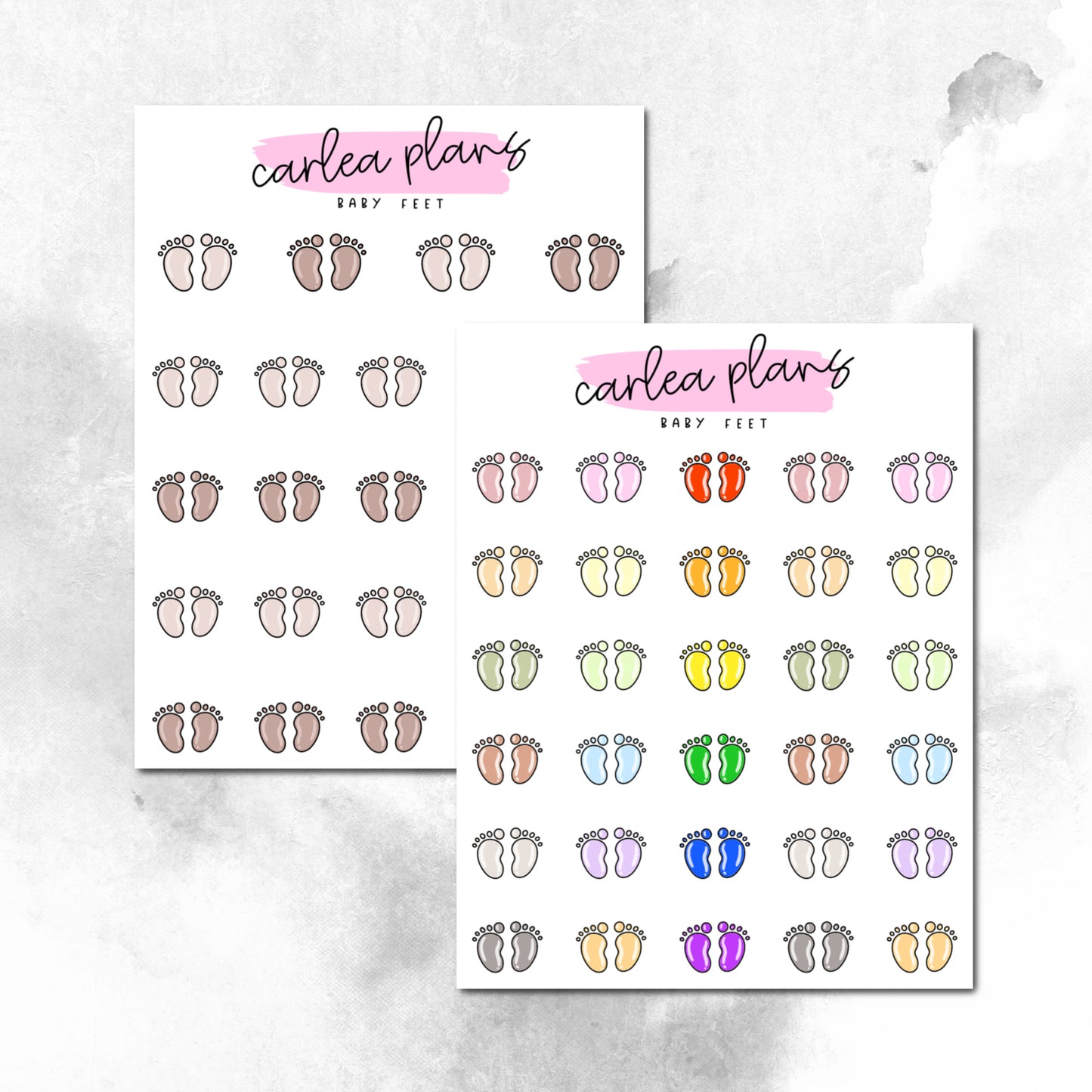Baby Feet Icons