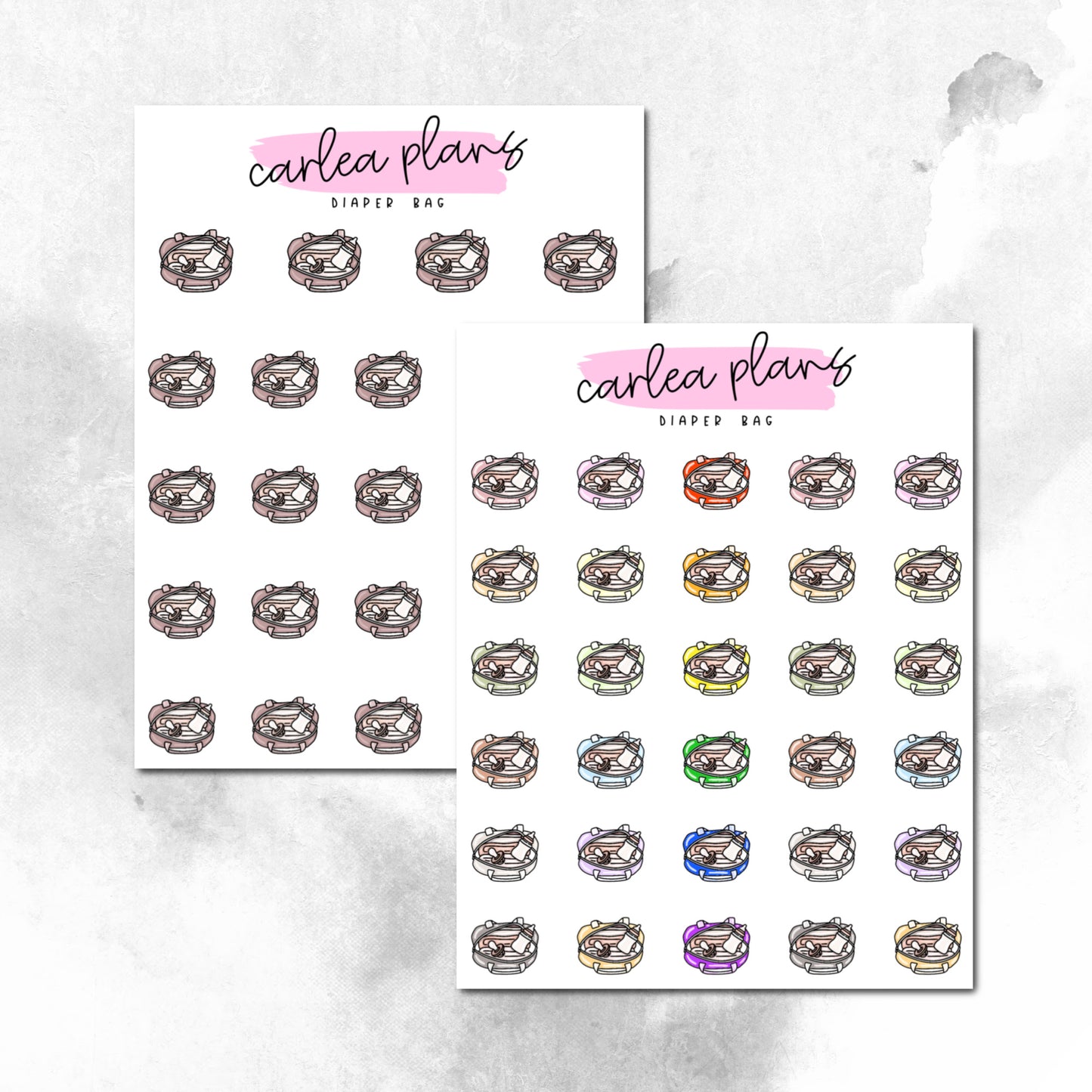 Diaper Bag Icons