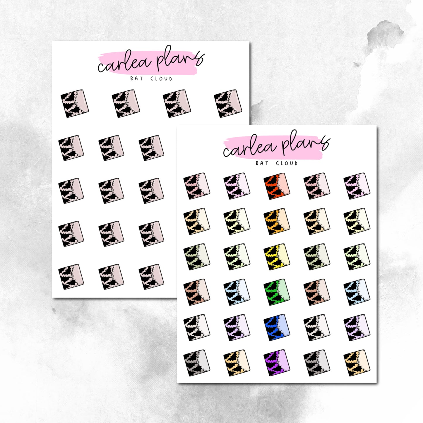 Bat Cloud Icons