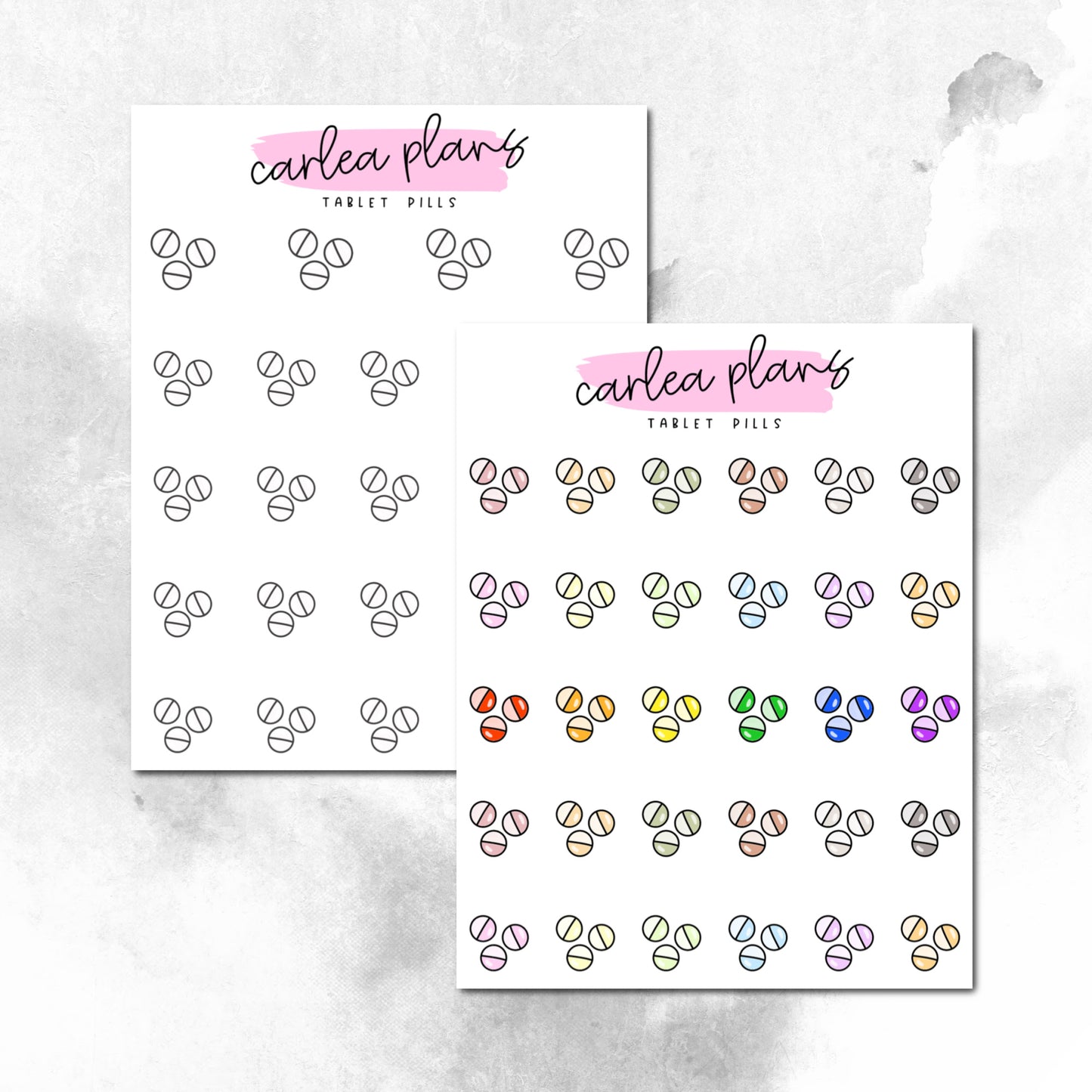 Tablet Pill Icons