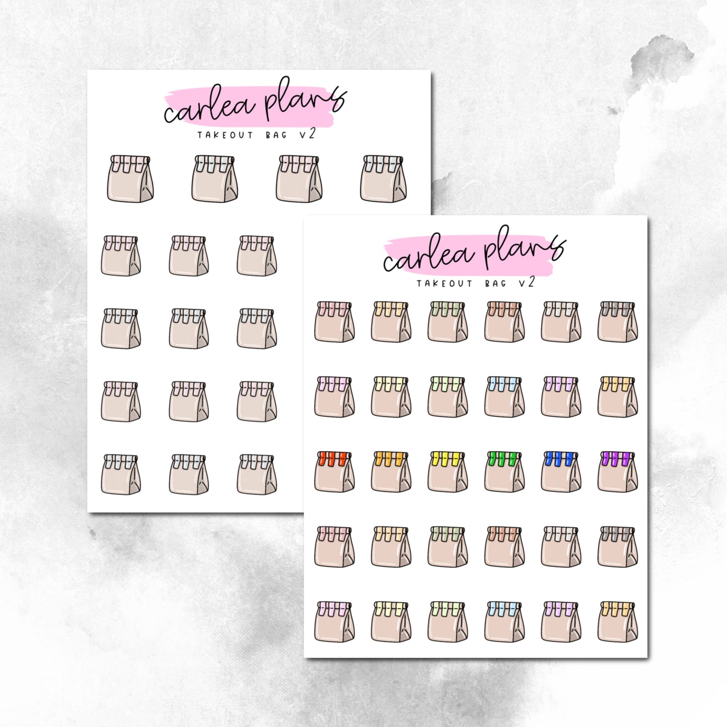 Takeout Bag v2 Icons