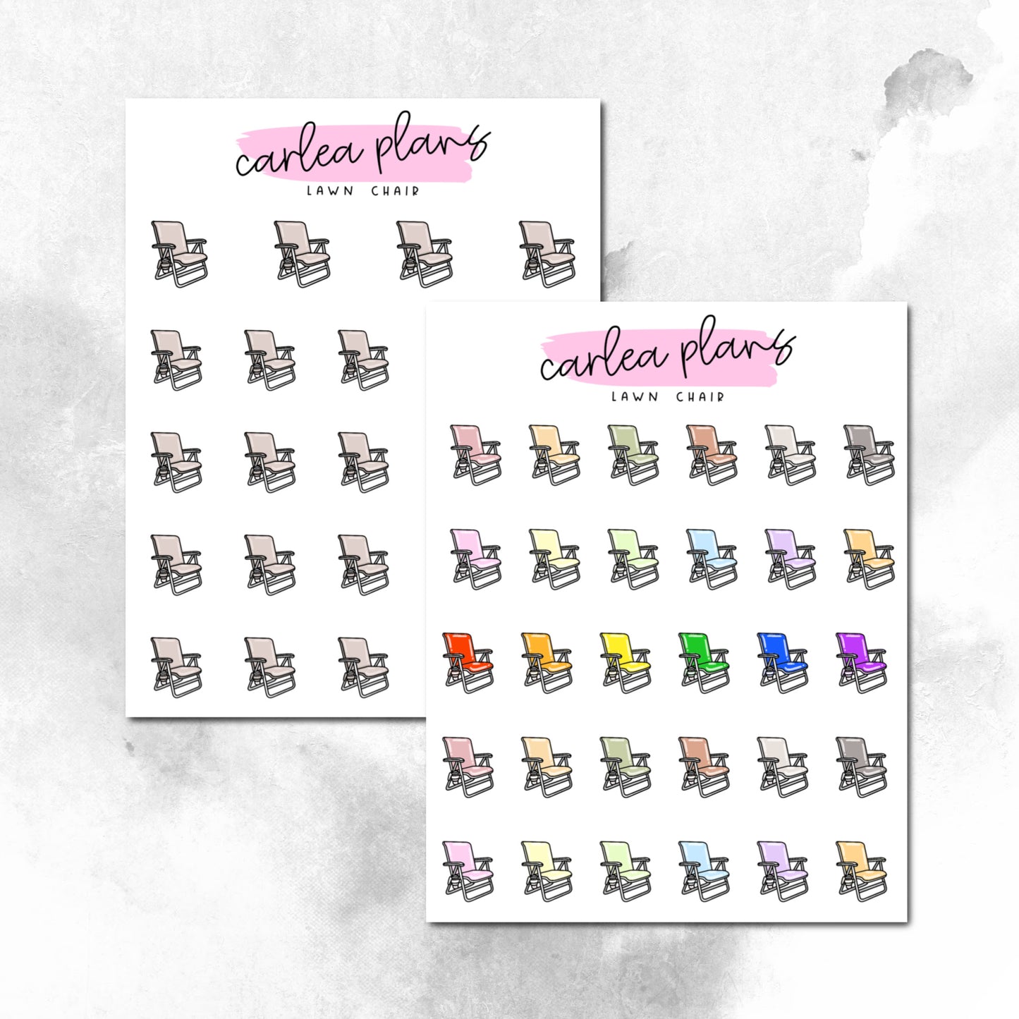 Lawn Chair Icons