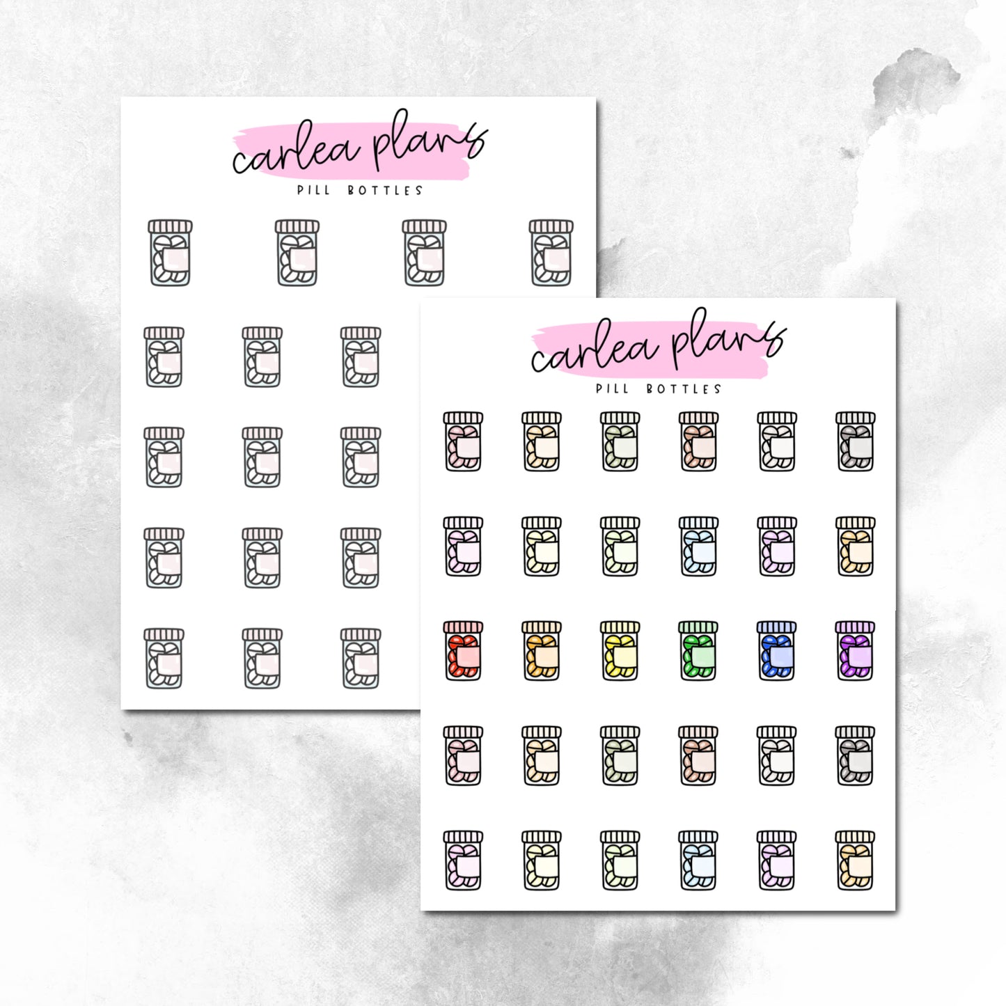 Pill Bottle Icons