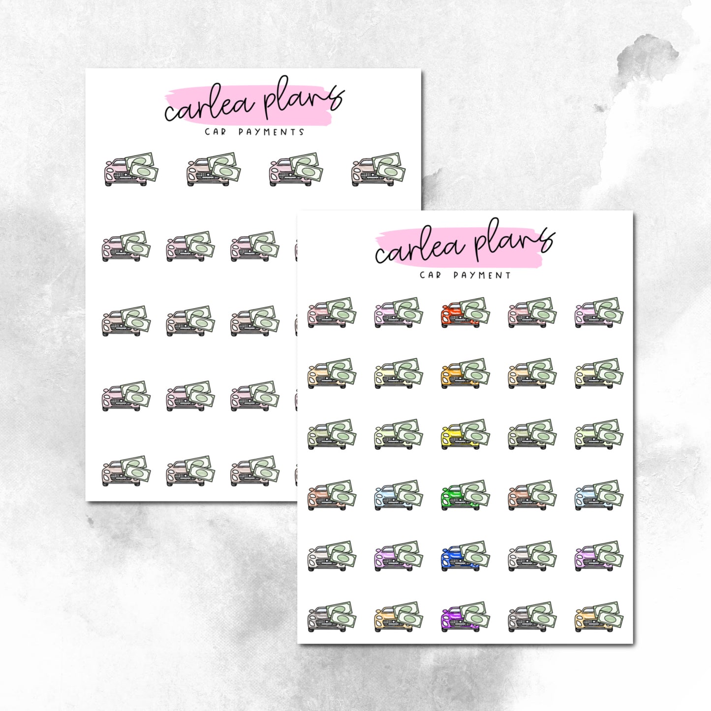 Car Payment Icons
