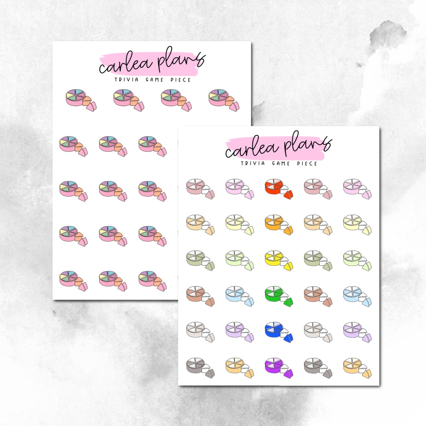 Trivia Game Piece Icons