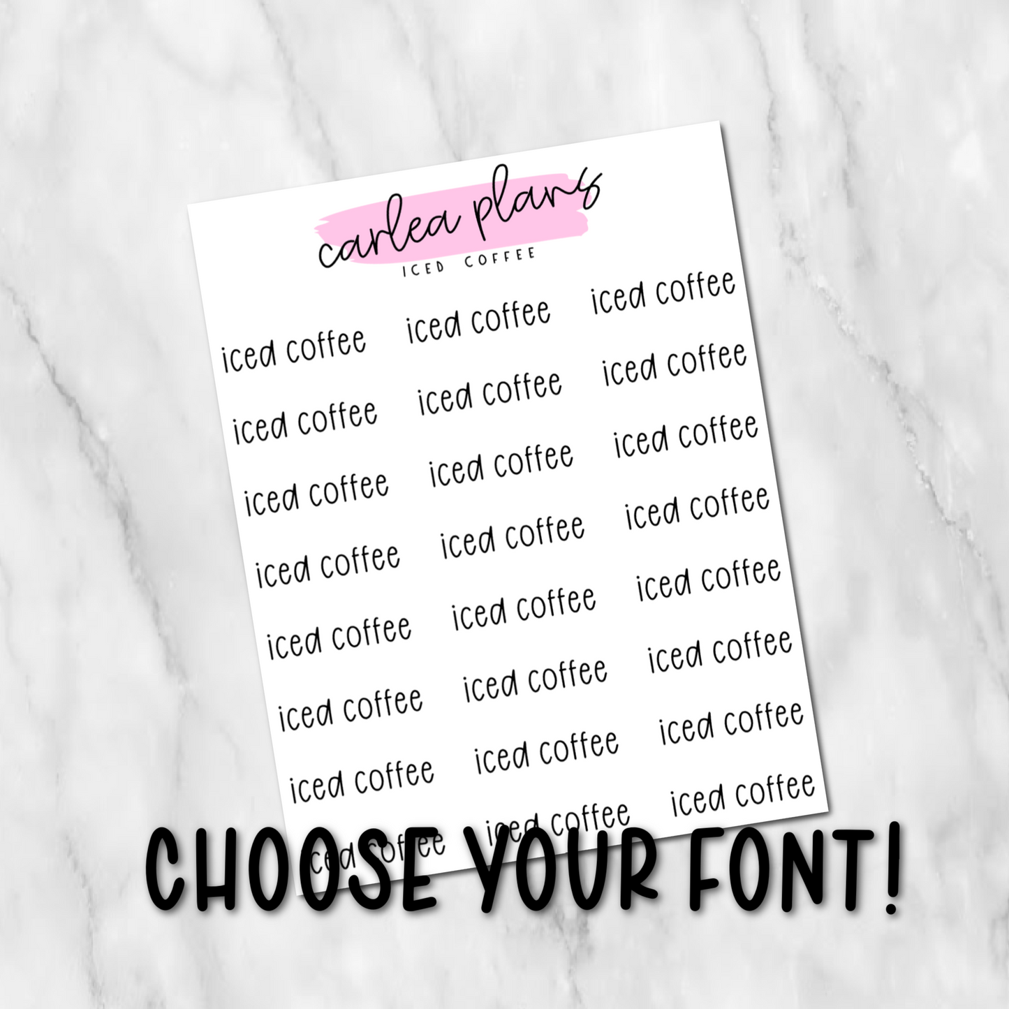 Iced Coffee Scripts