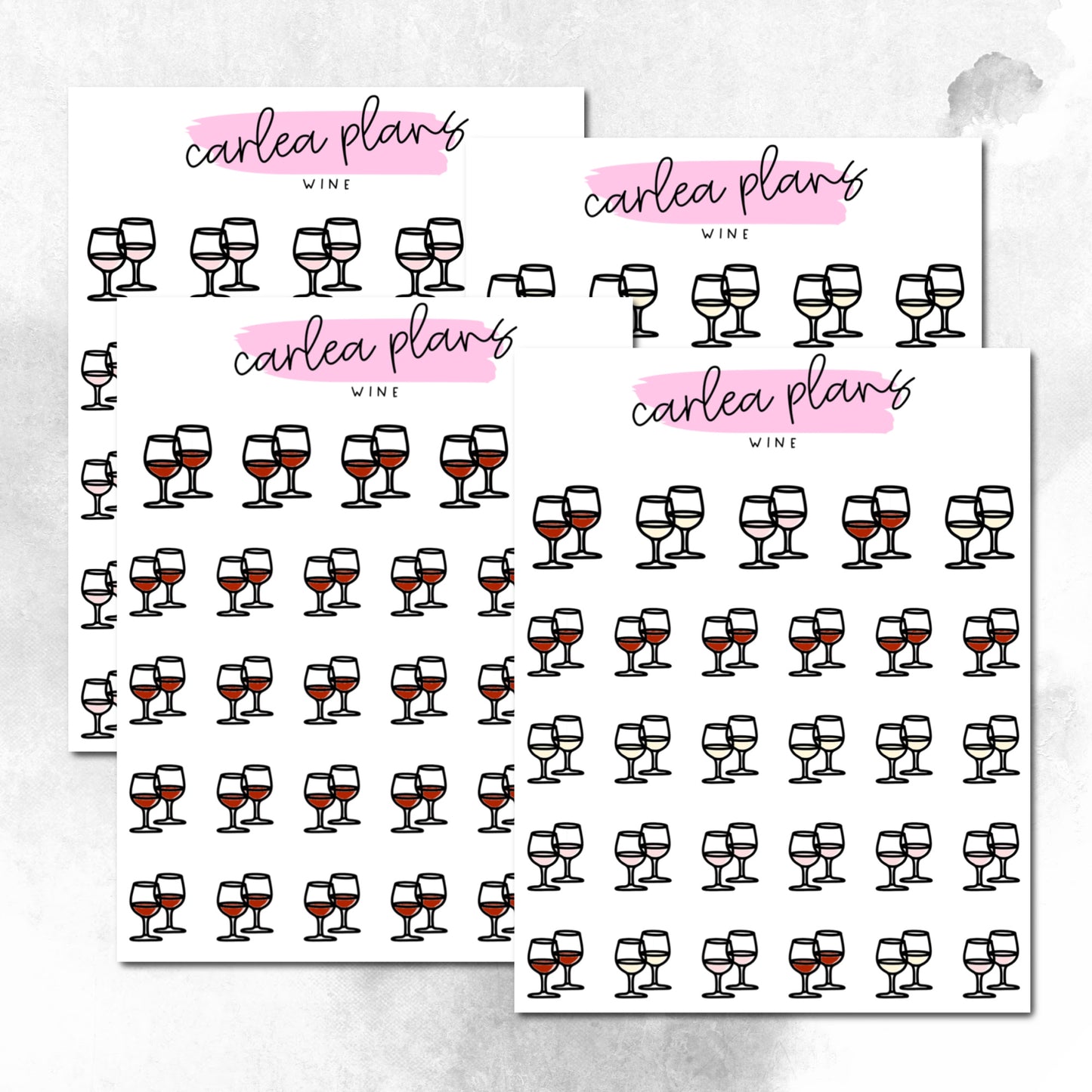 Wine Glass Icons