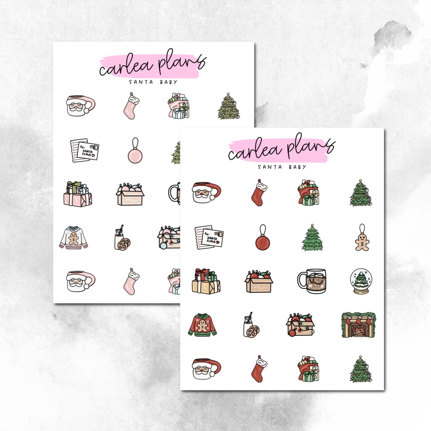 Santa Baby Icons