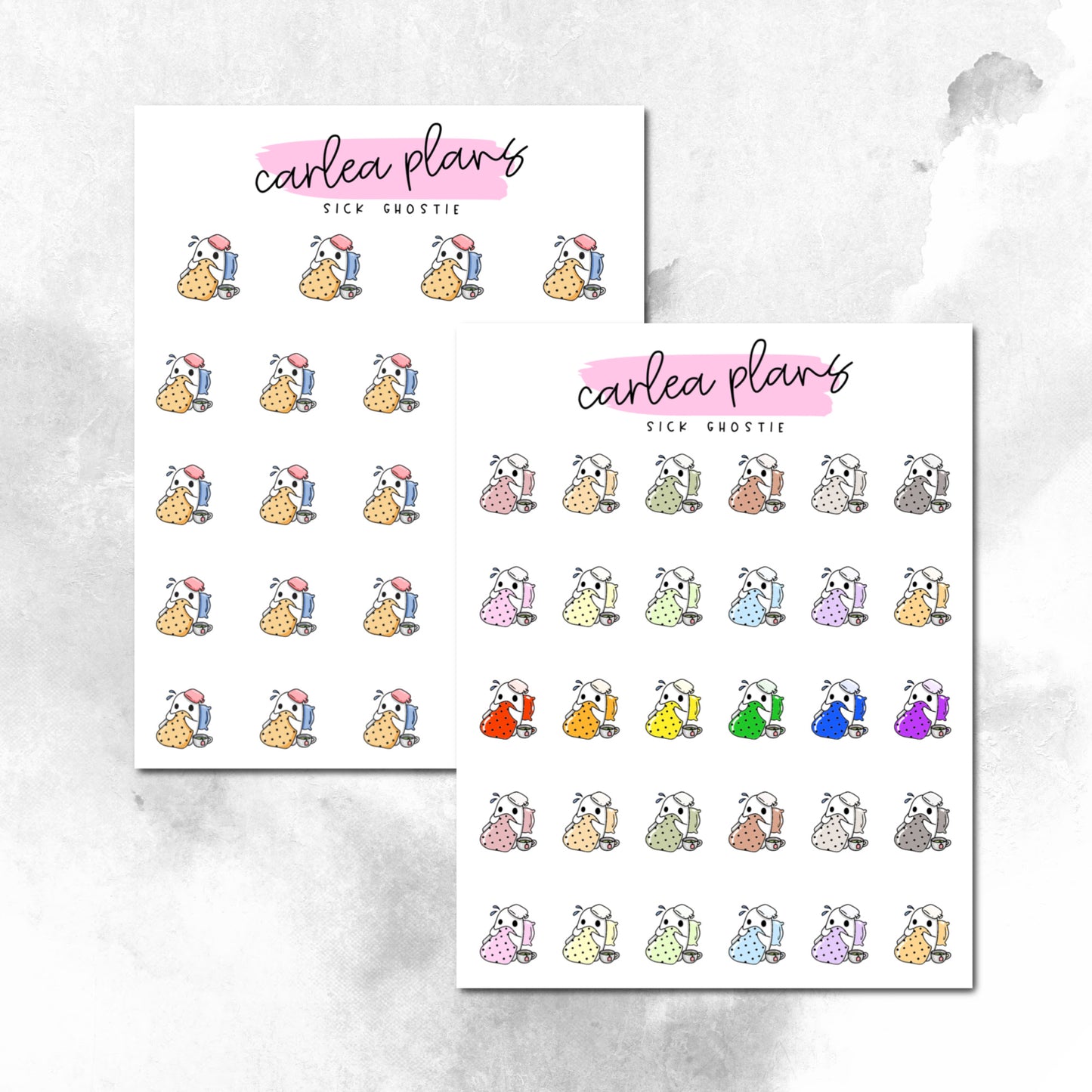 Sick Ghostie Character Icons