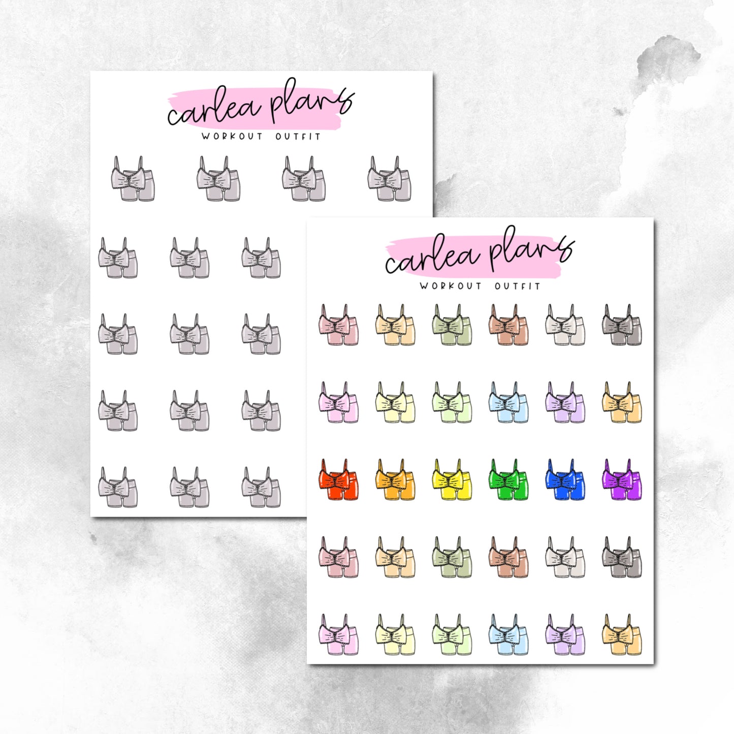 Workout Outfit Icons