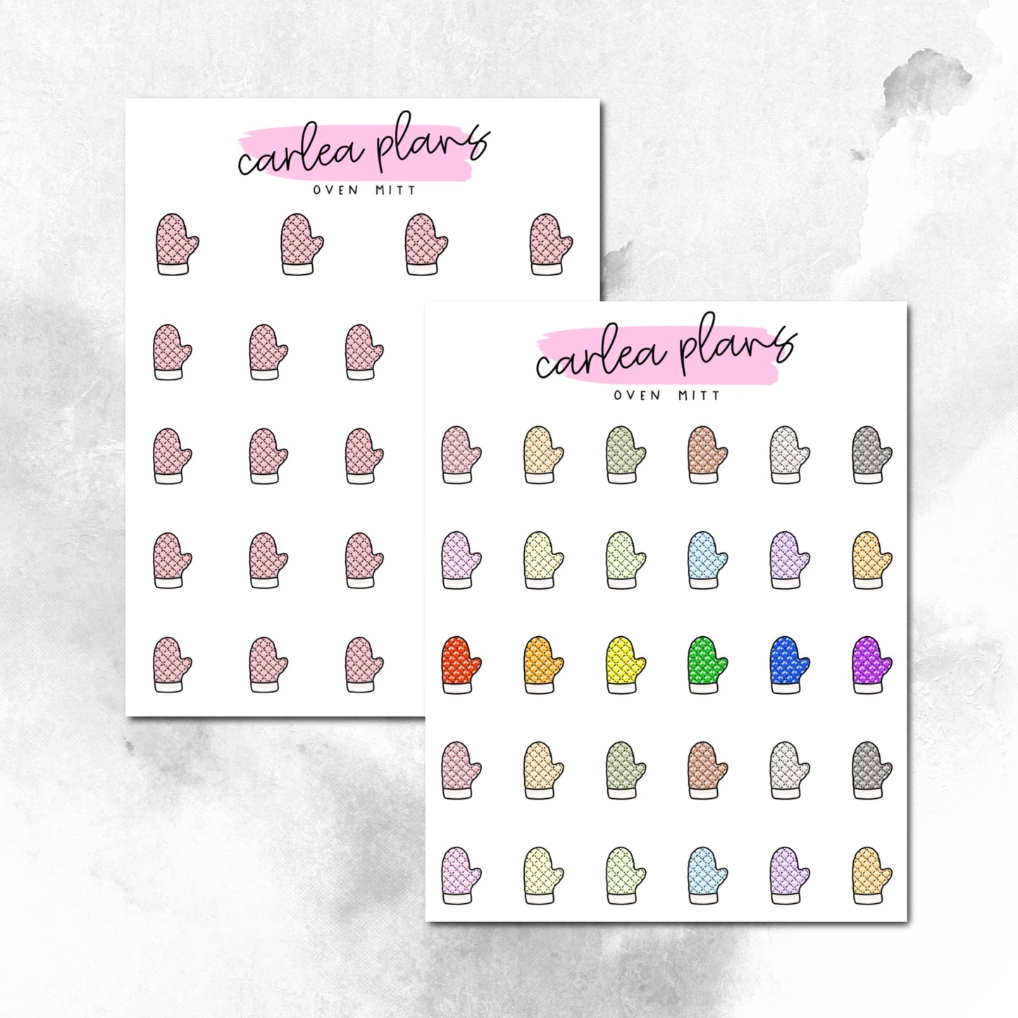 Oven Mitt Icons