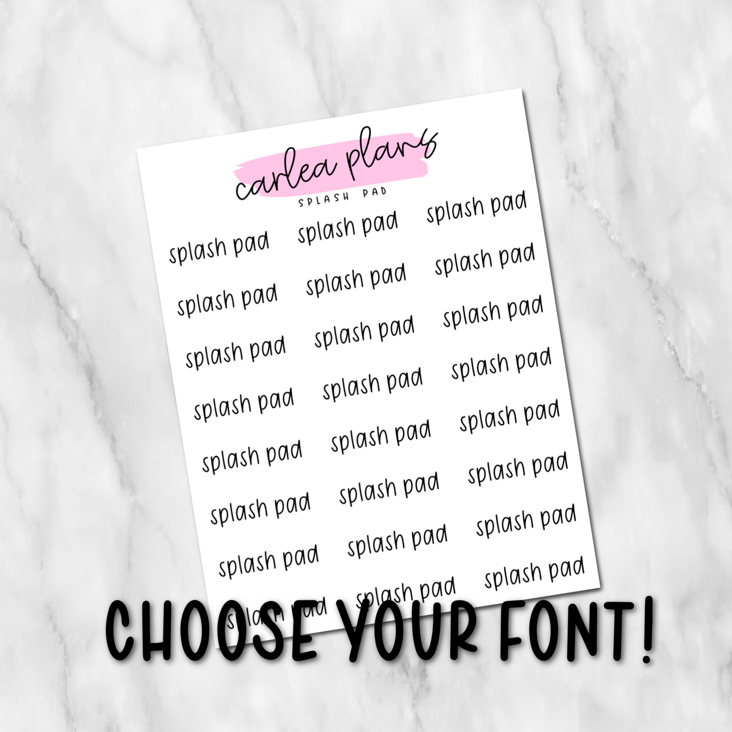 Splash Pad Scripts