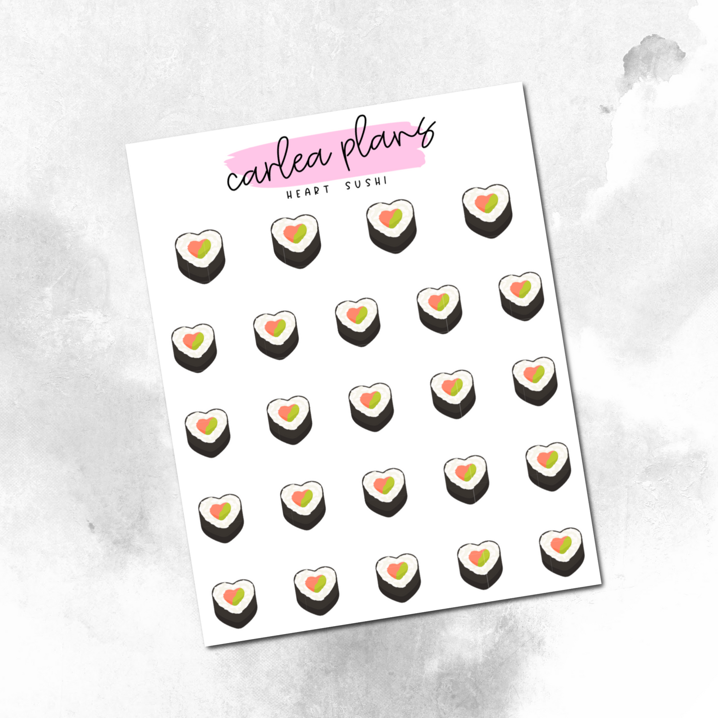 Heart Sushi Icons
