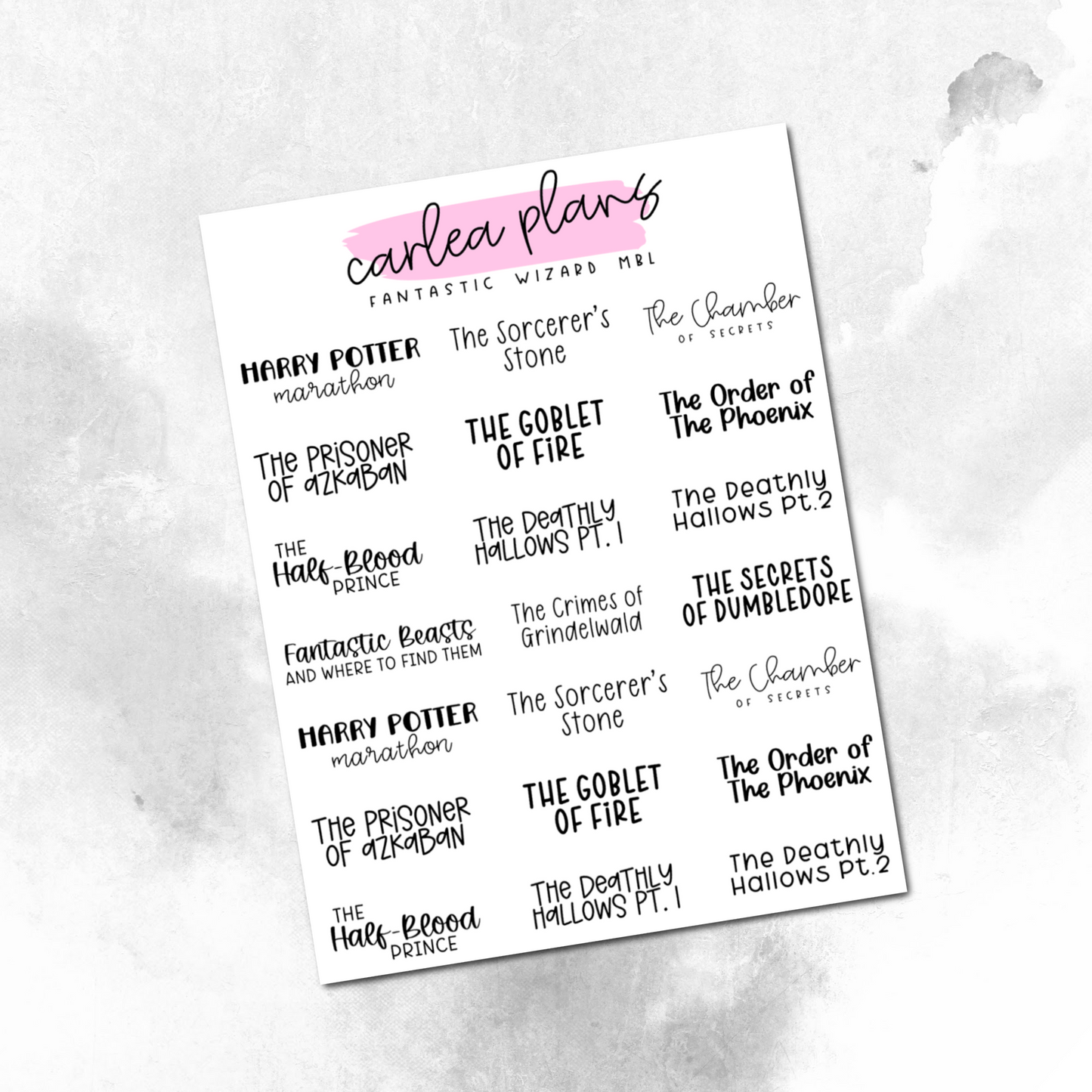 Movie Bucket Lists
