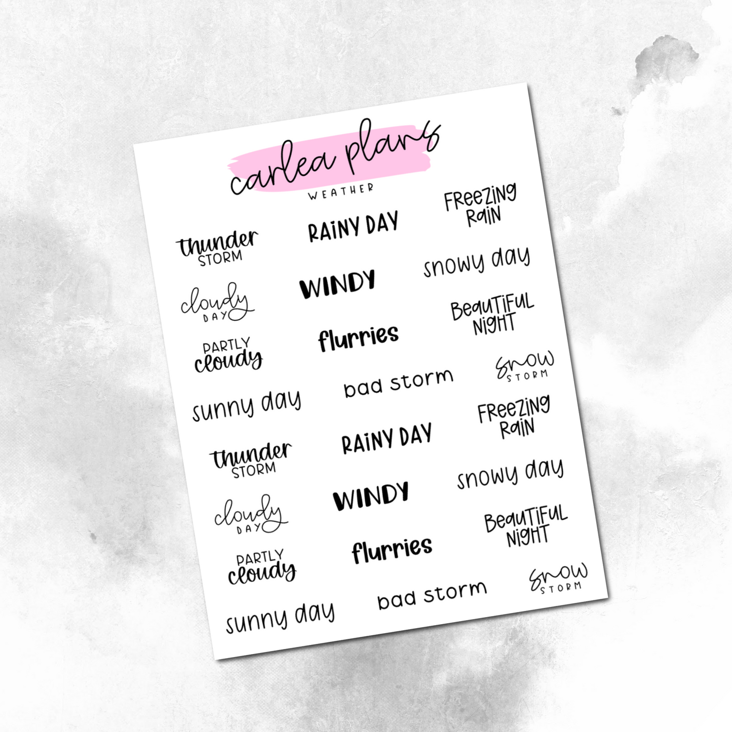 Weather Variety Scripts