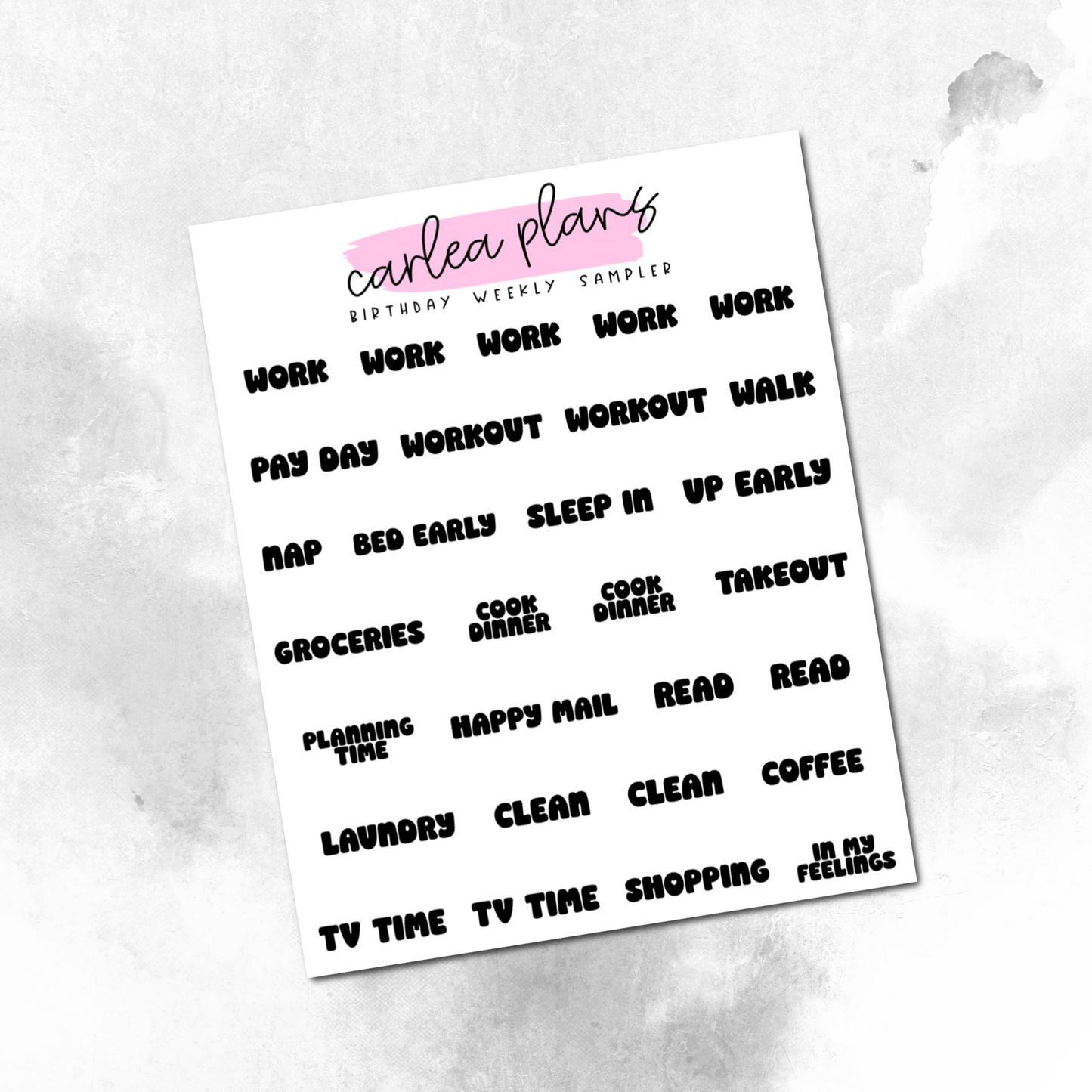 Font of the Month Week Sampler Scripts