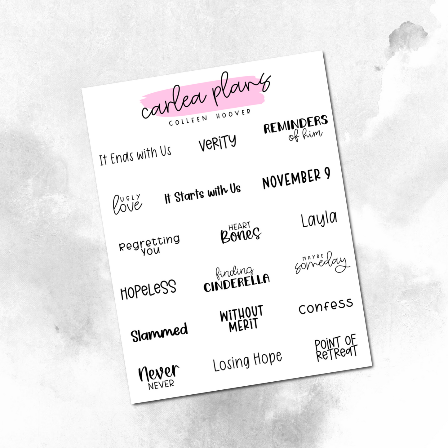 Book Bucket Lists