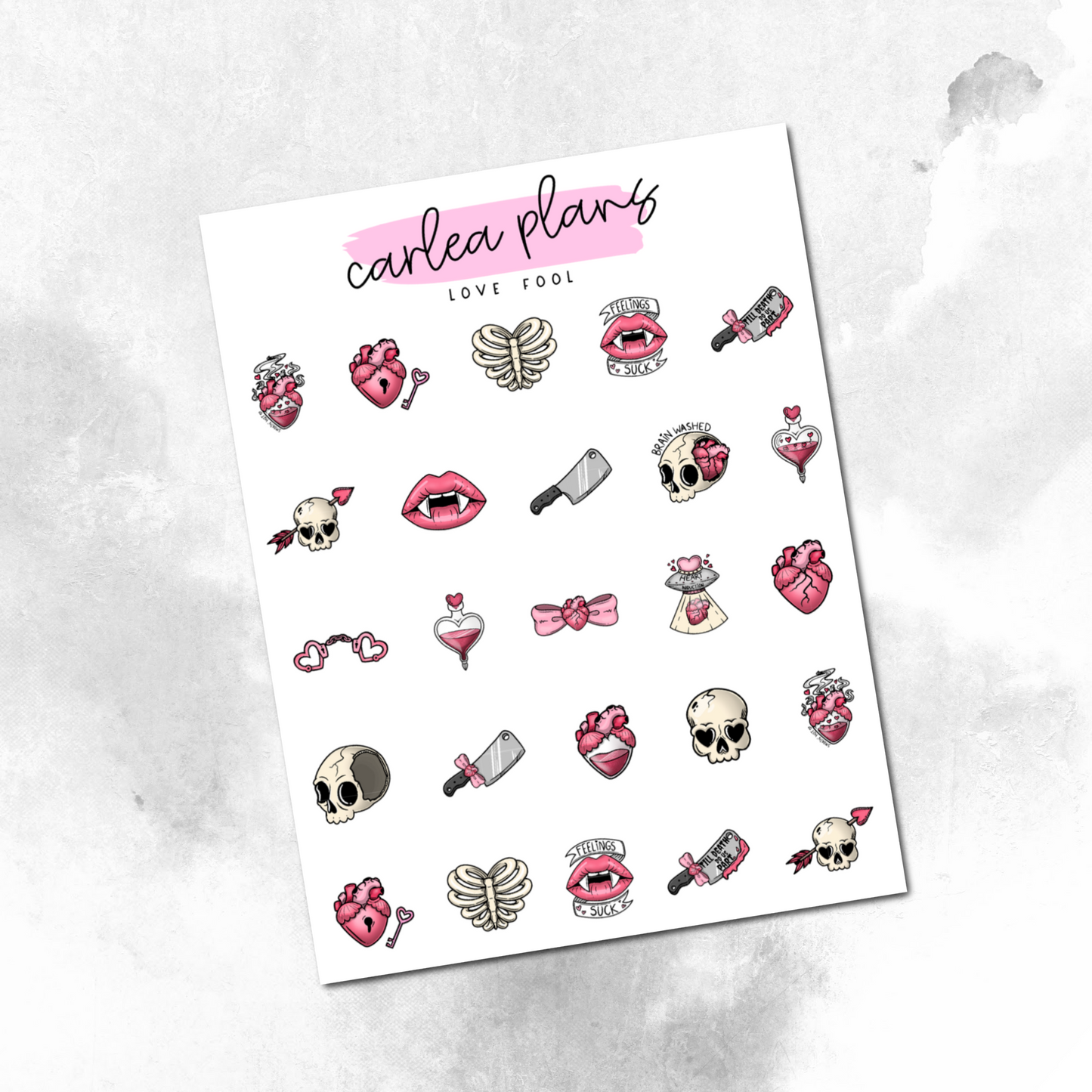 Love Fool Deco Icons