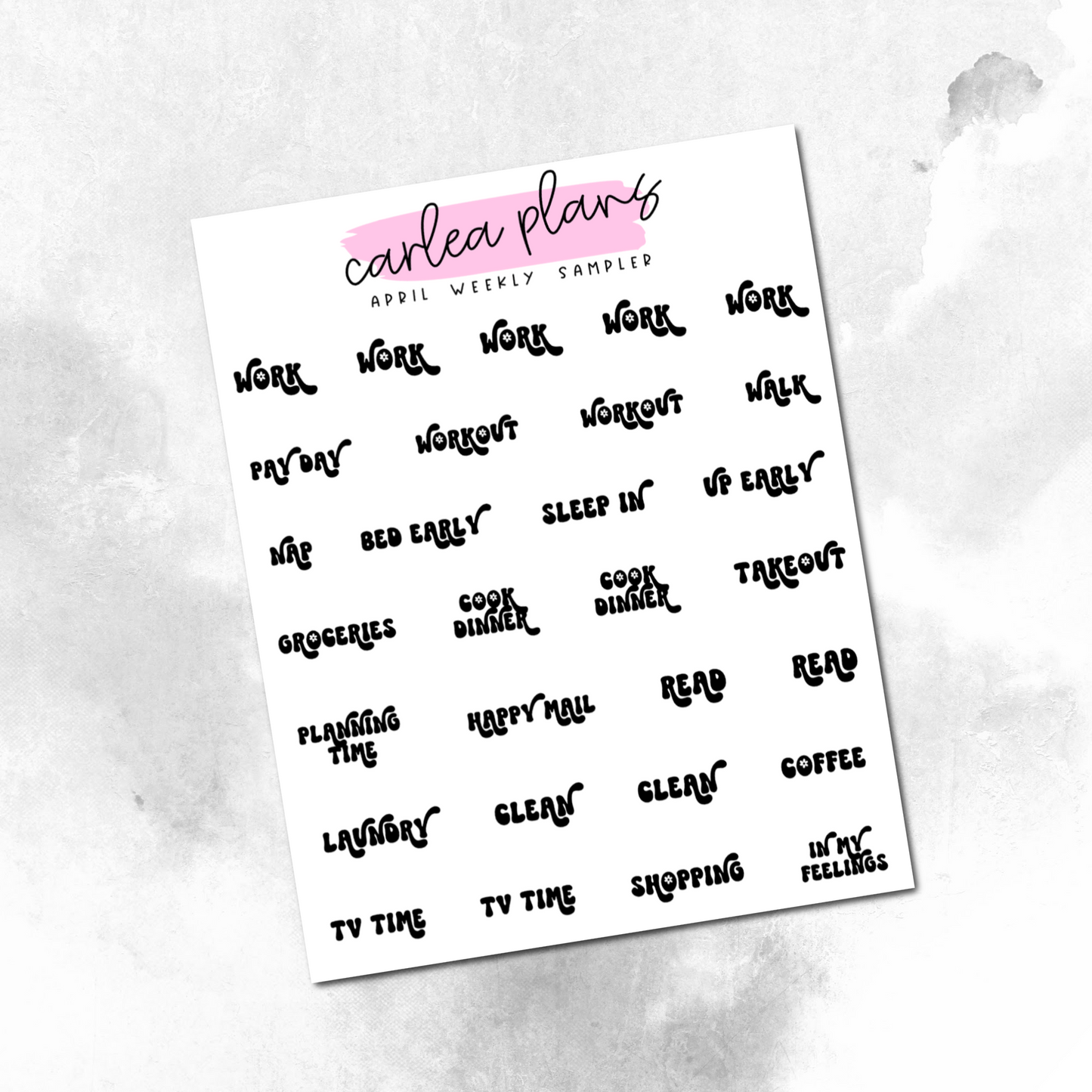 Font of the Month Week Sampler Scripts