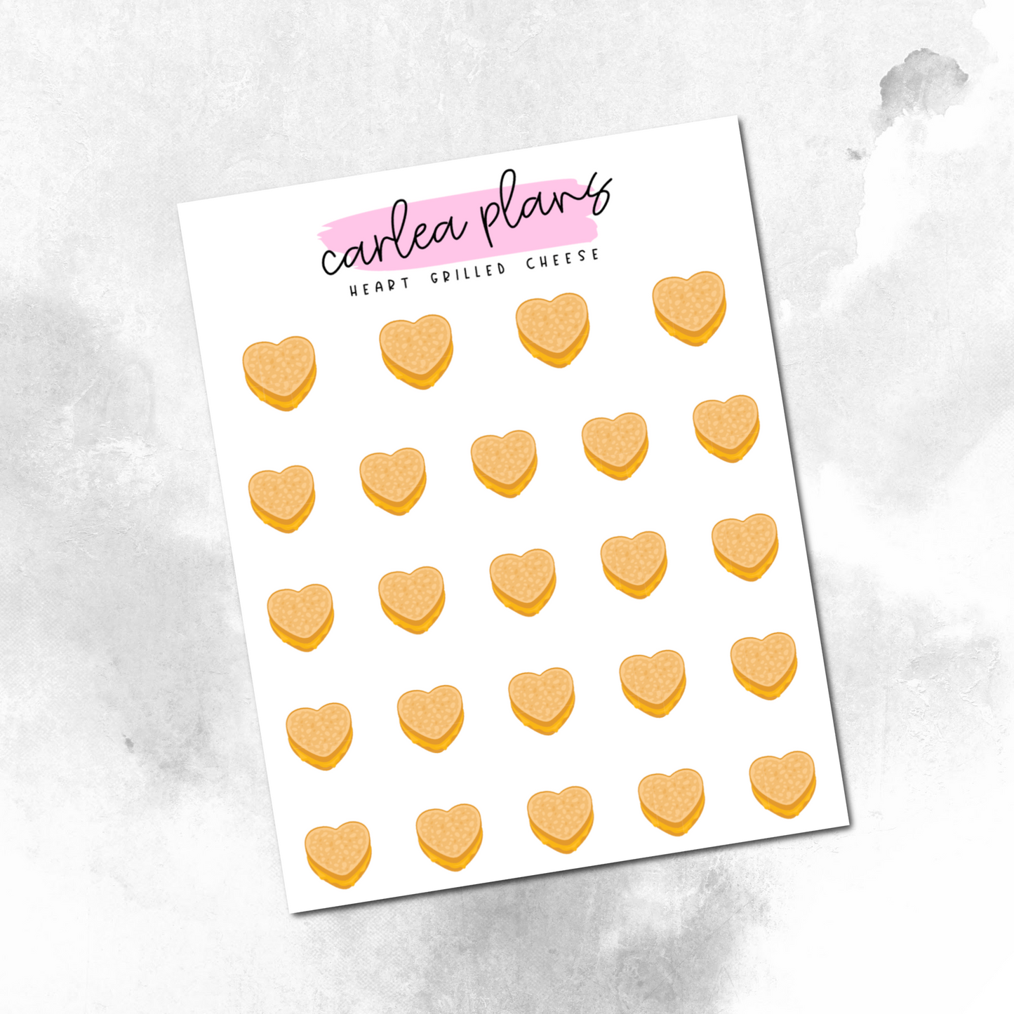 Heart Grilled Cheese Icons