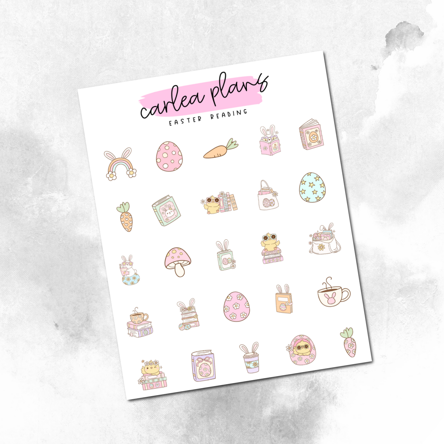 Easter Reading Deco Icons